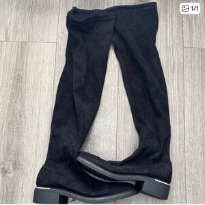 Black Over-the-Knee Boots